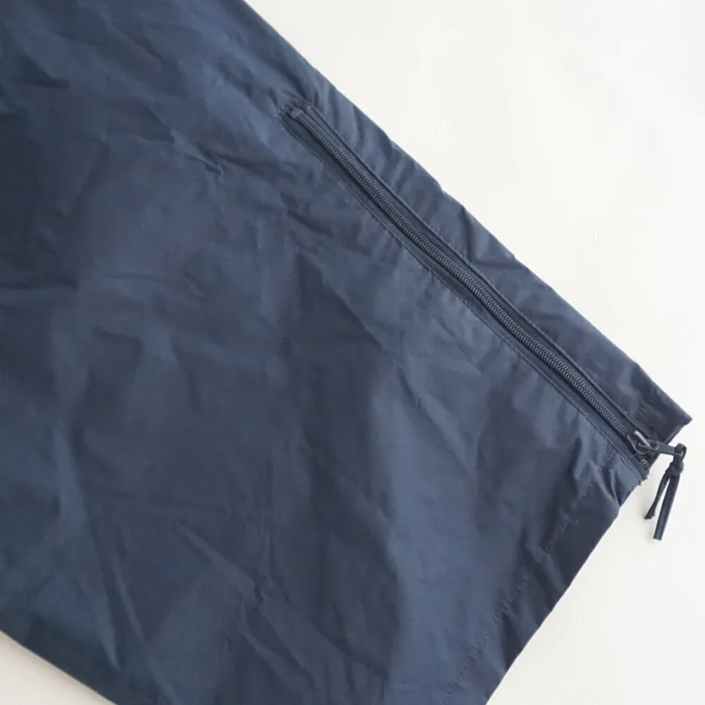 Vintage Wetskins Navy 100% Nylon Pvc Backing Waterproof Elastic Waist Pants XL - Picture 4 of 9